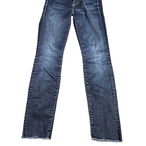 Mother Denim Looker Ankle Fray Women's Jeans in No Play Size: 24 - Picture 3 of 8